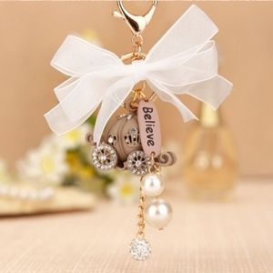 New Princess Pumpkin Carriage Key chain Holder